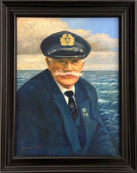 "Portrait vom Marine Feuerwerker August Wilken, 1886 - 1963 Cloppenburg"