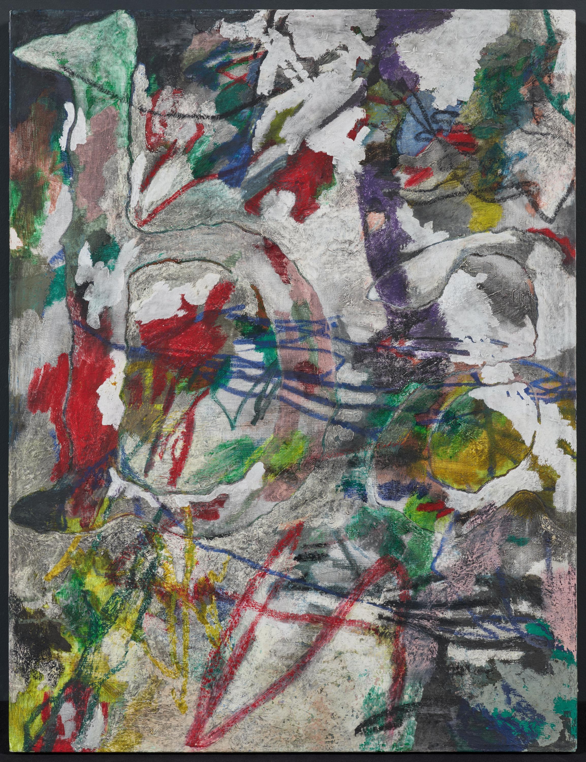 Artwork by William Anastasi, Untitled (Bababda Series, Made of Oil on canvas