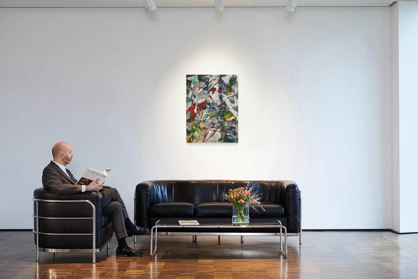 Artwork by William Anastasi, Untitled (Bababda Series, Made of Oil on canvas