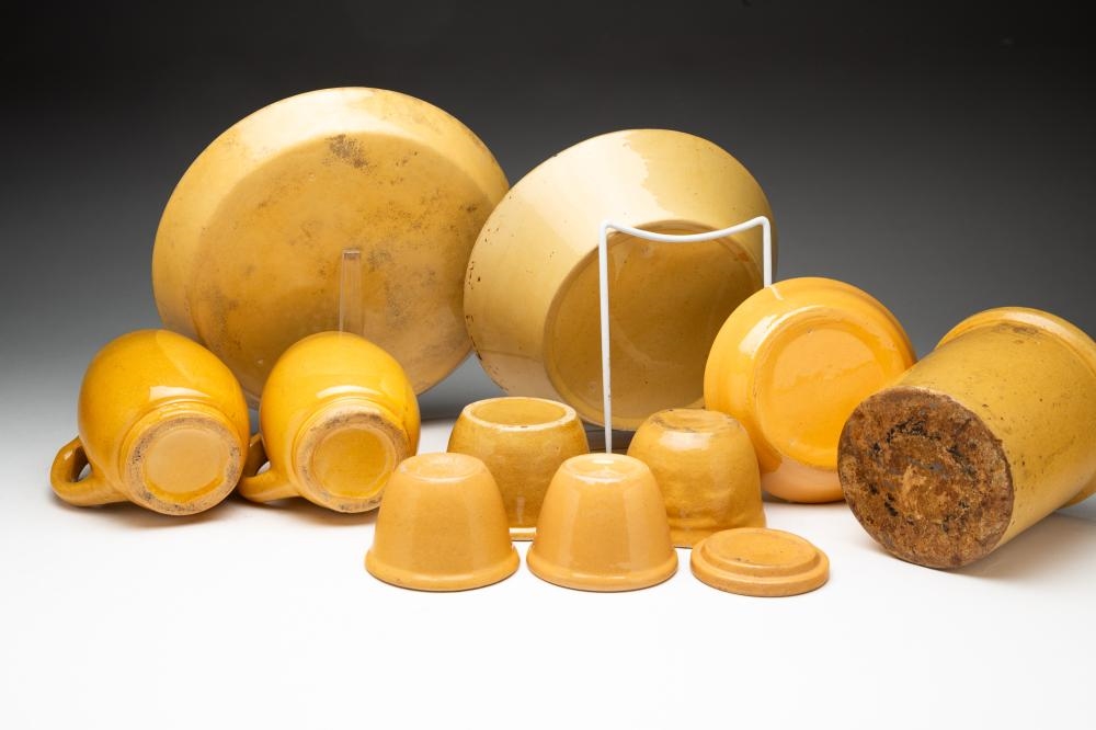 American School, 18th Century | ELEVEN YELLOWWARE KITCHEN ITEMS | MutualArt