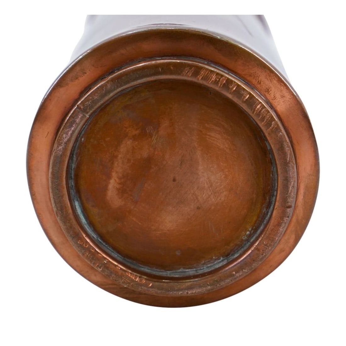 Artwork by Los Castillo, Vintage Copper and Silver Cocktail Pitcher by Los Castillo, Made of Silver plated