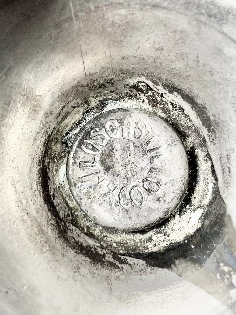 Artwork by Los Castillo, Silverplated Creamer & Lidded Sugar Pot by Los Castillo, Mexico 1970s, Made of Silverplate