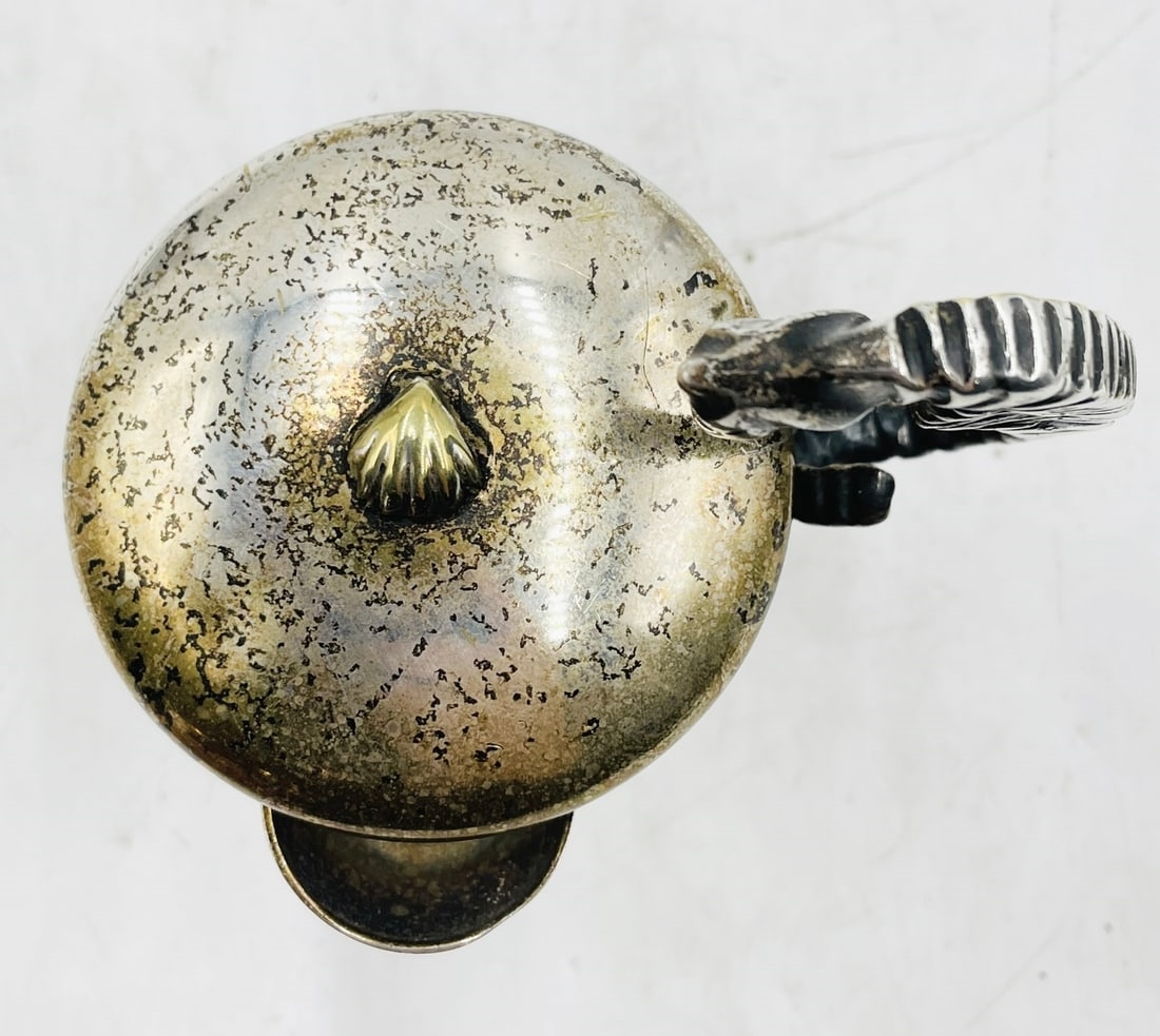 Artwork by Los Castillo, Los Castillo, Silver Creamer and Pitcher with Seahorse Handles, Mexico 1960's, Made of Silver Cream