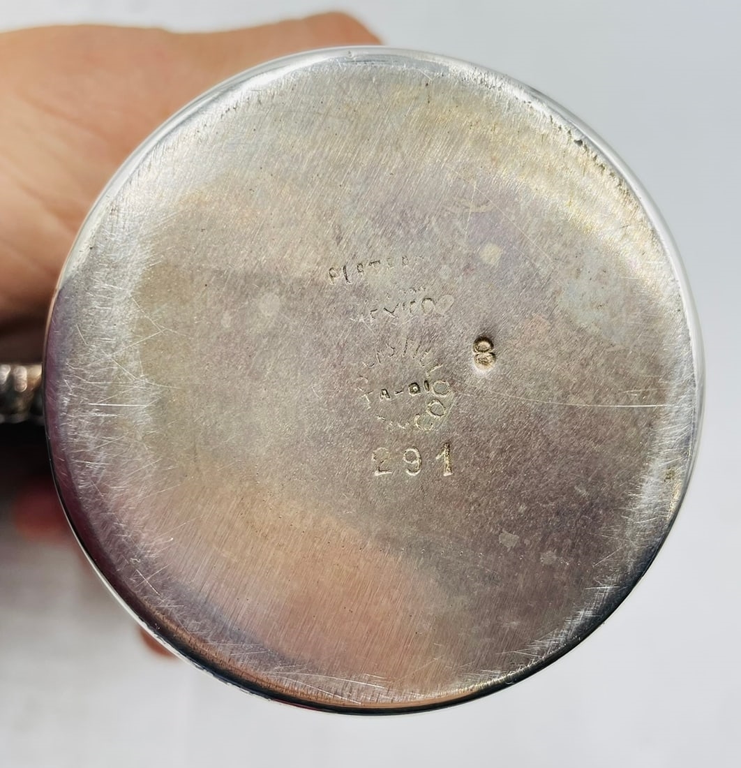 Artwork by Los Castillo, Los Castillo, Silver Creamer and Pitcher with Seahorse Handles, Mexico 1960's, Made of Silver Cream