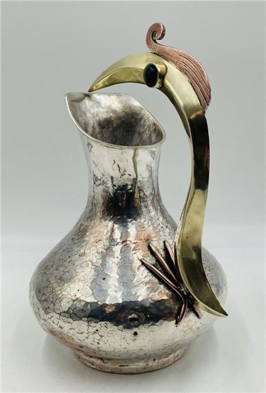 Vintage Water Pitcher by Los Castillo, Taxco Mexico 1960s by Los Castillo, circa 1960s