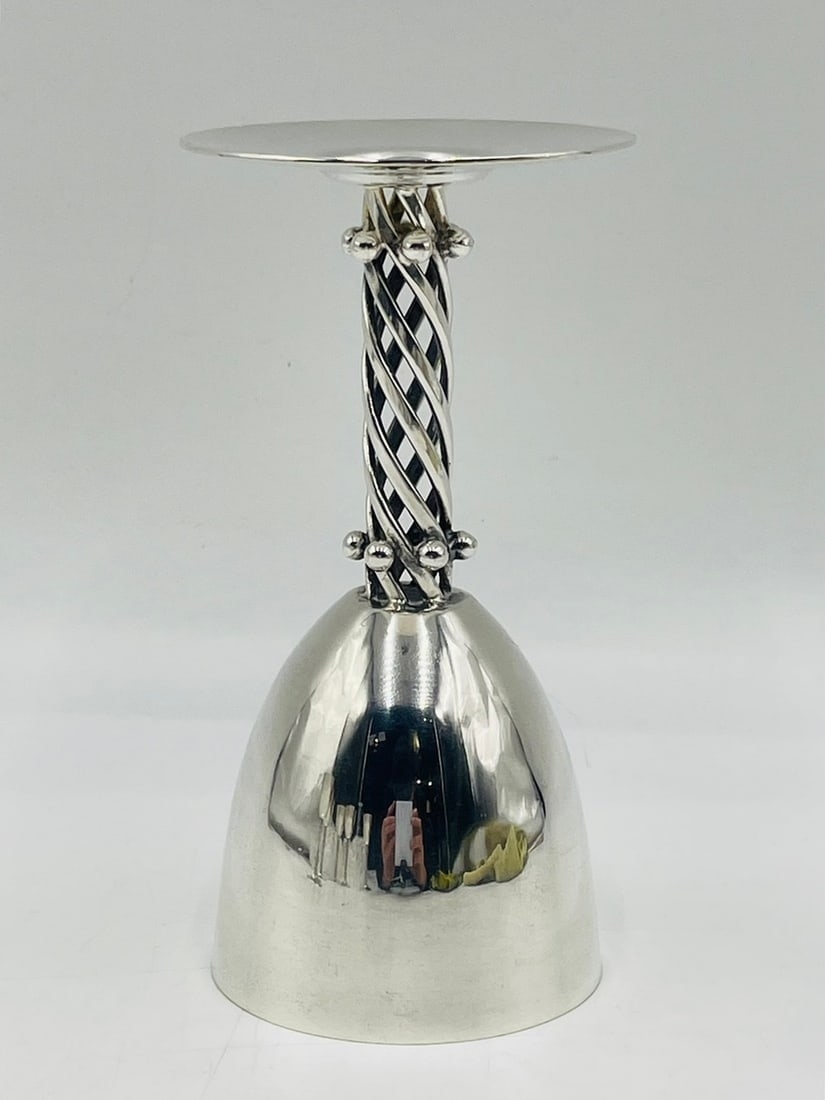 Artwork by Los Castillo, Set of 6 Silver Wine Goblets by Los Castillo, Signed - Mexico 1970's, Made of Silver plated