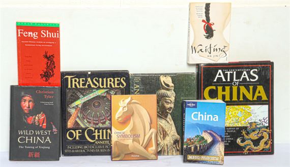 Chinese School, 19th Century | A collection of books based around China ...