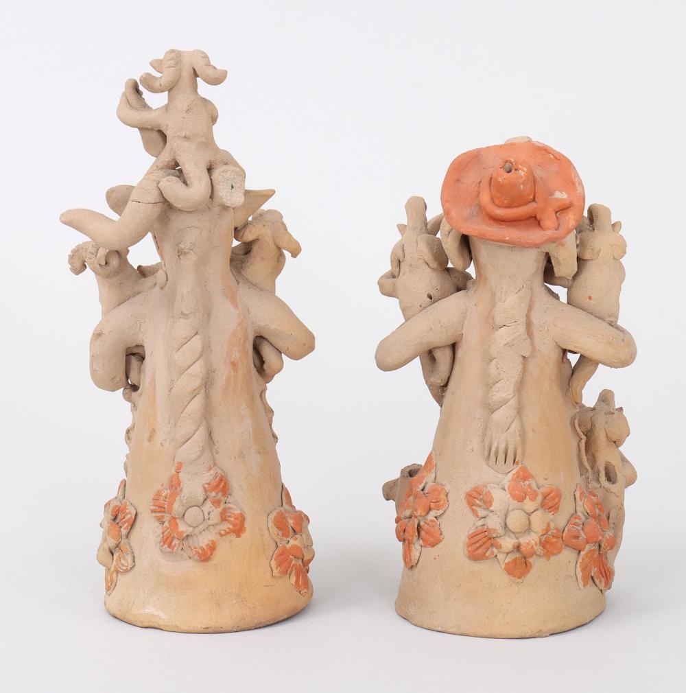 Artwork by Teodora Blanco Nunez, Group of (3) Figural Pottery Sculptures, Made of Pottery Sculpture