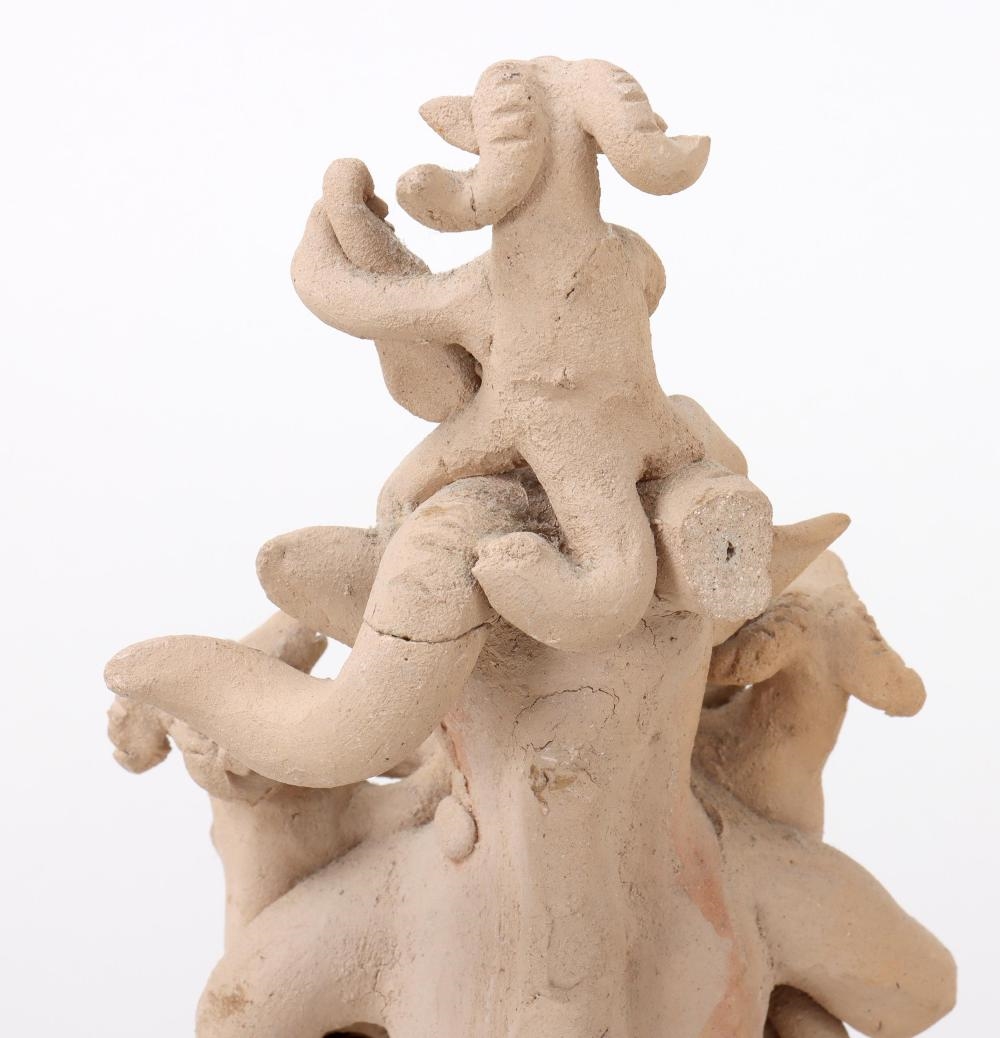 Artwork by Teodora Blanco Nunez, Group of (3) Figural Pottery Sculptures, Made of Pottery Sculpture