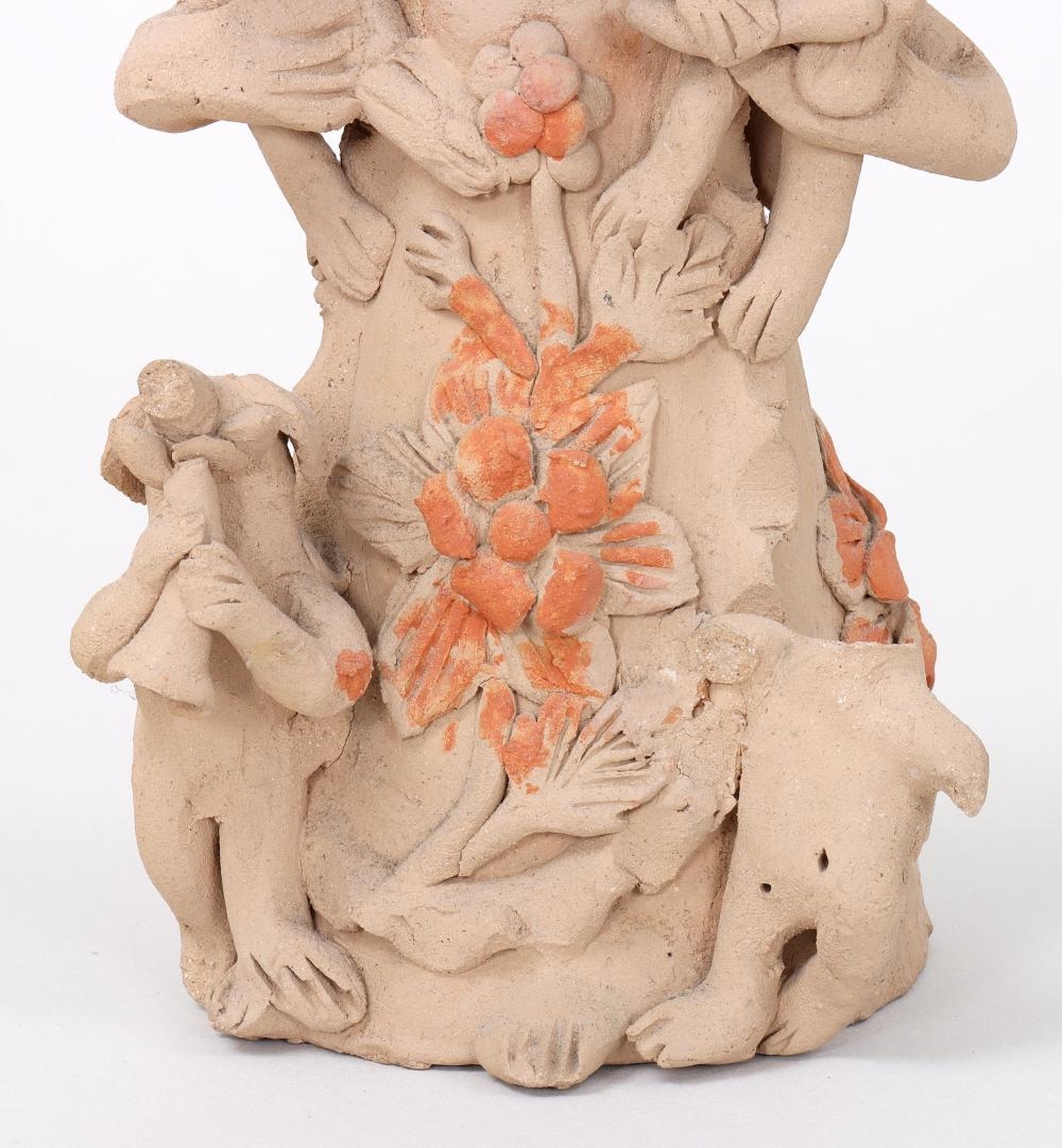 Artwork by Teodora Blanco Nunez, Group of (3) Figural Pottery Sculptures, Made of Pottery Sculpture