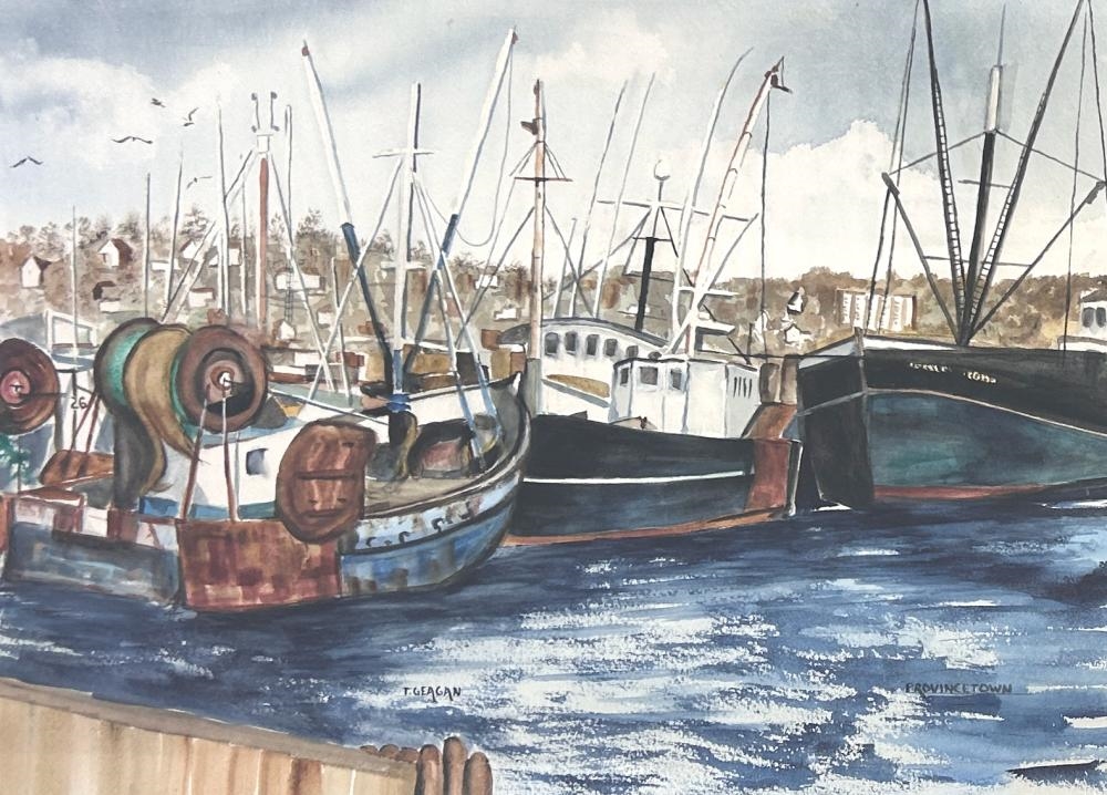 Artwork by T. Geagan, Provincetown, Made of Watercolor