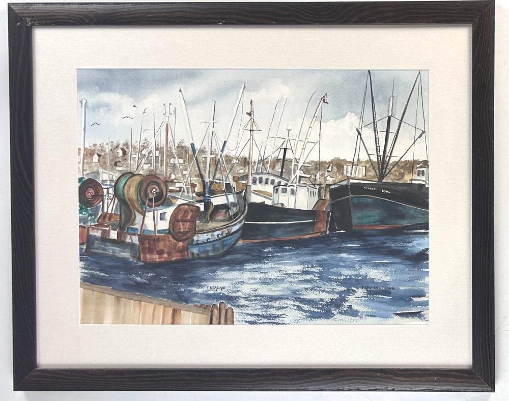 Artwork by T. Geagan, Provincetown, Made of Watercolor