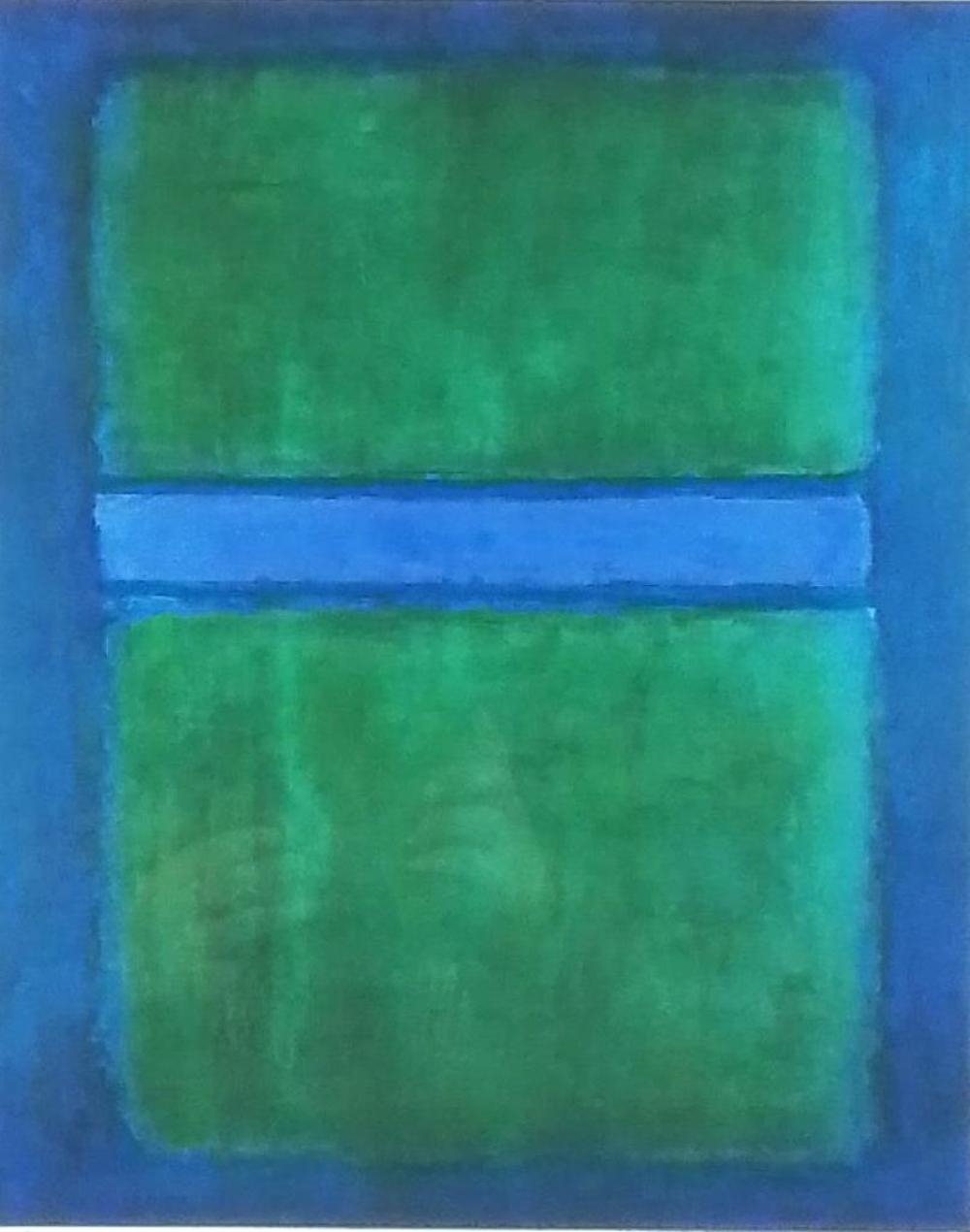 Mark Rothko | Mark Rothko Green & Blue 1950 Portfolio Print | MutualArt