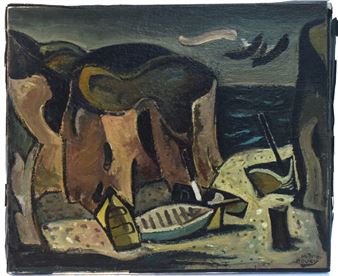 Doëlan, bord de mer - Pierre André Bouey