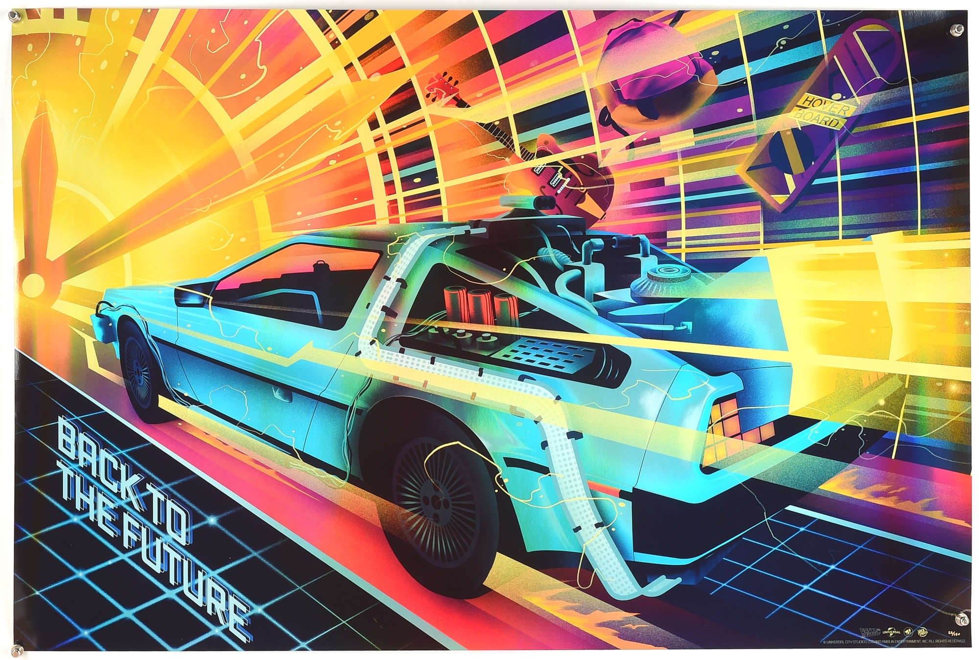 Artwork by Arno Kiss, Back to the Future (1985), Made of Lithograph Print