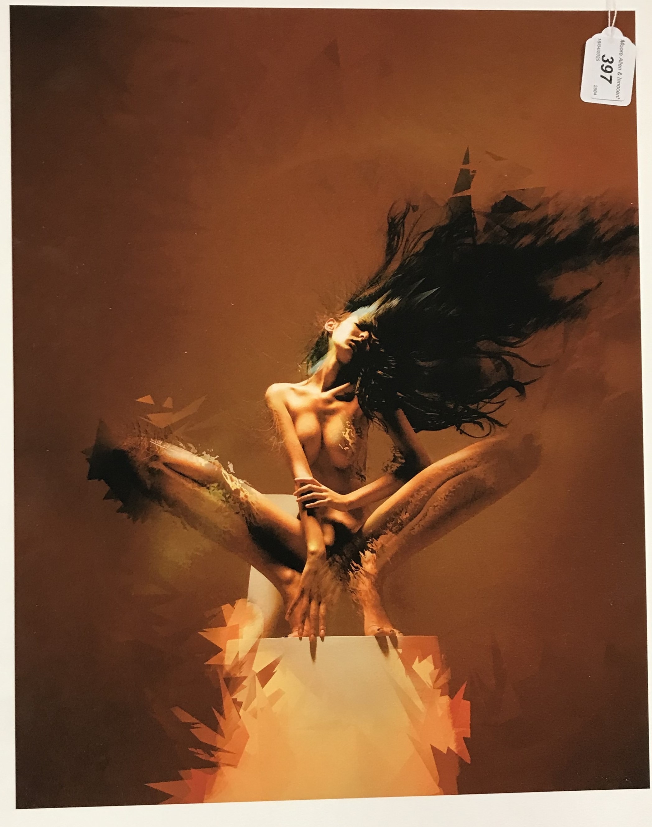 Artwork by Stoney Darkstone, Embers II, Made of photographic print on paper and foam board