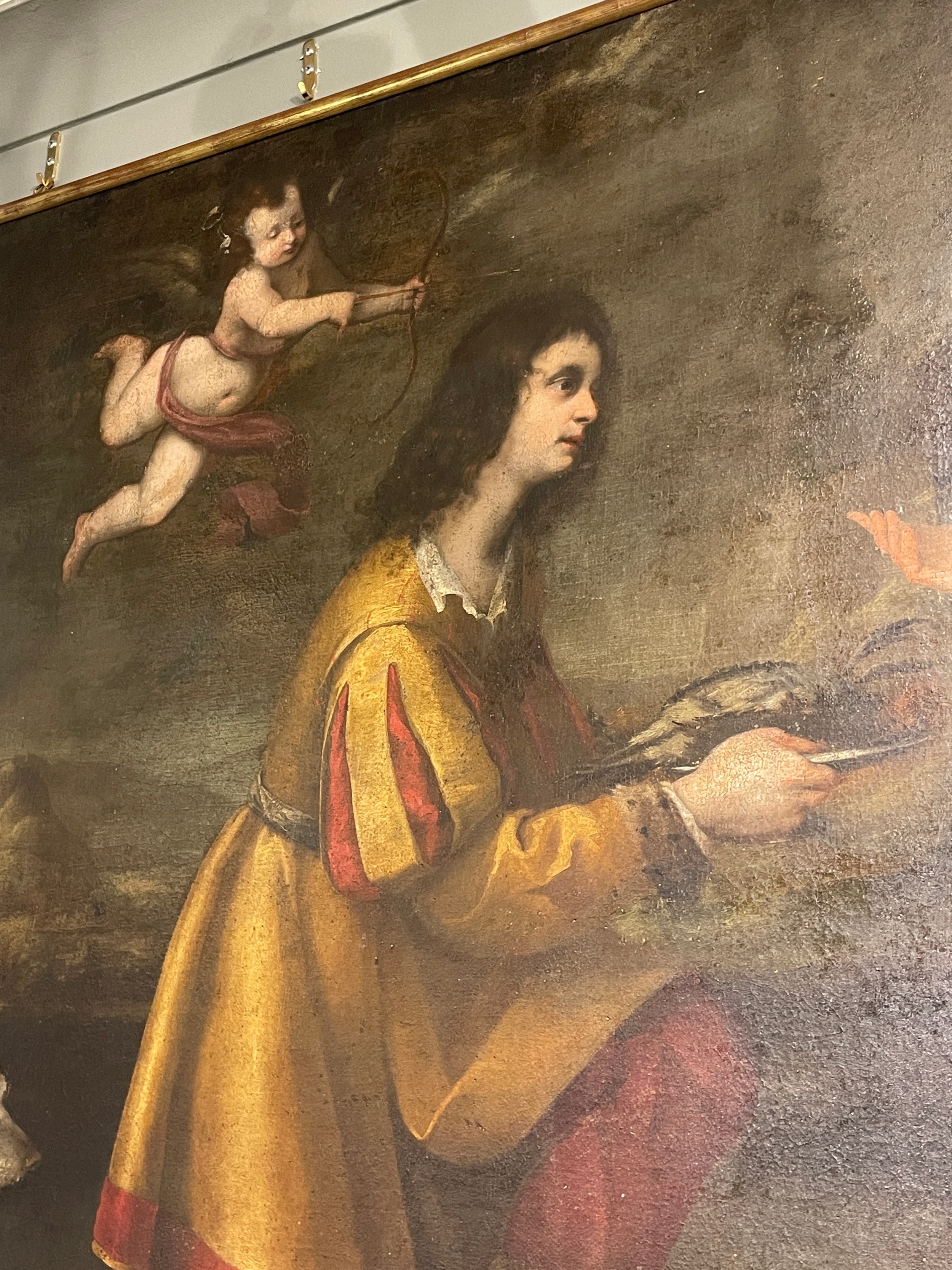 Artwork by Lorenzo Lippi, Diana and Actaeon, Made of Oil on canvas