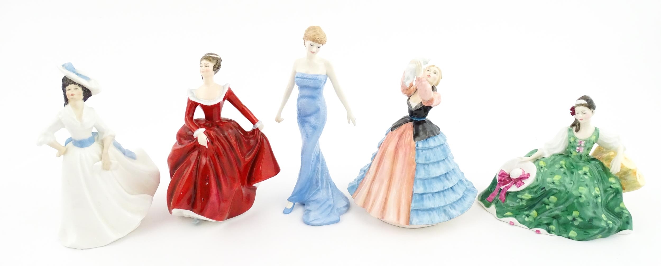 Shane Ridge | Five Royal Doulton ladies comprising Margaret H, Elyse H ...