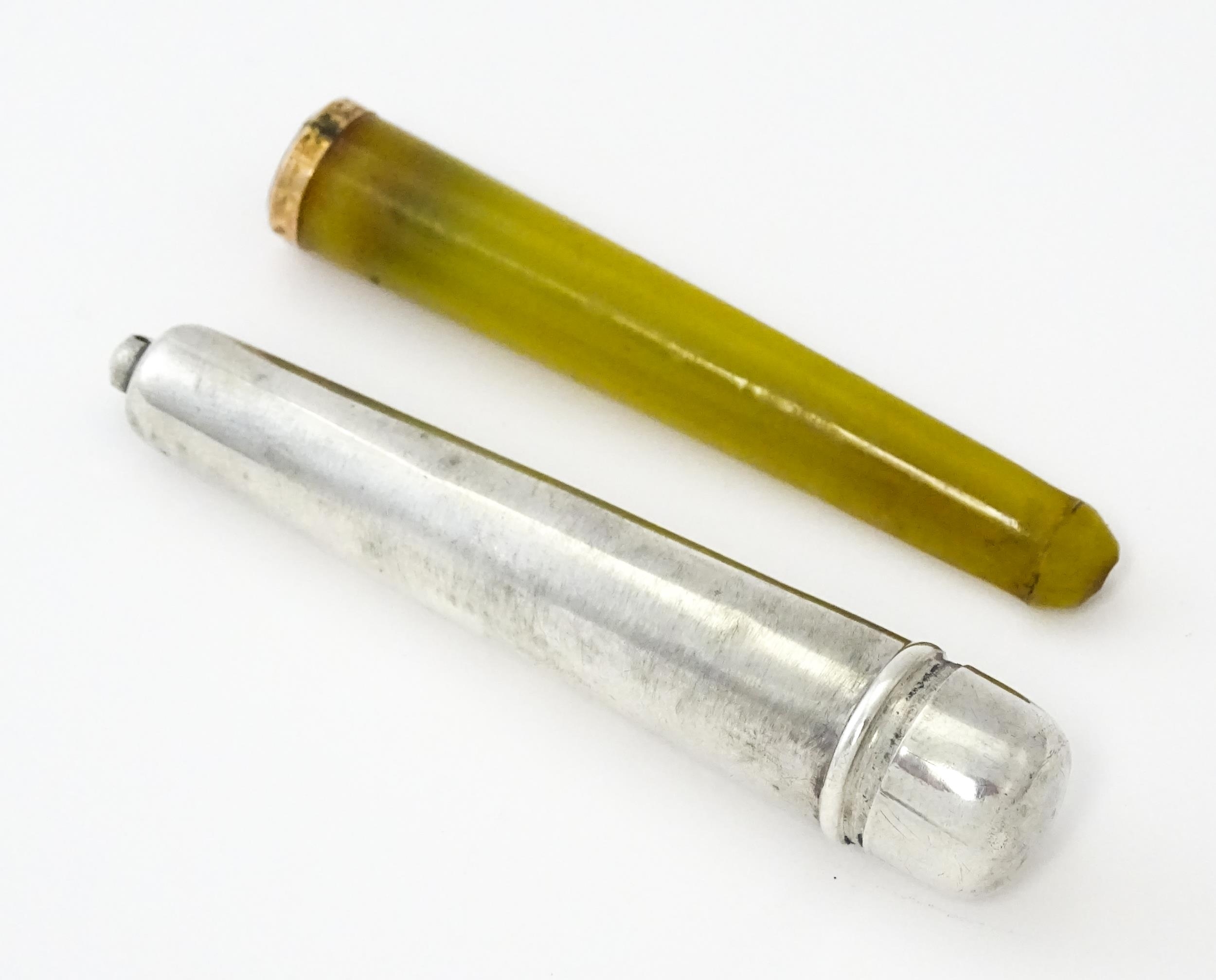 Perkins | A cheroot mouthpiece case hallmarked London, maker Henry ...