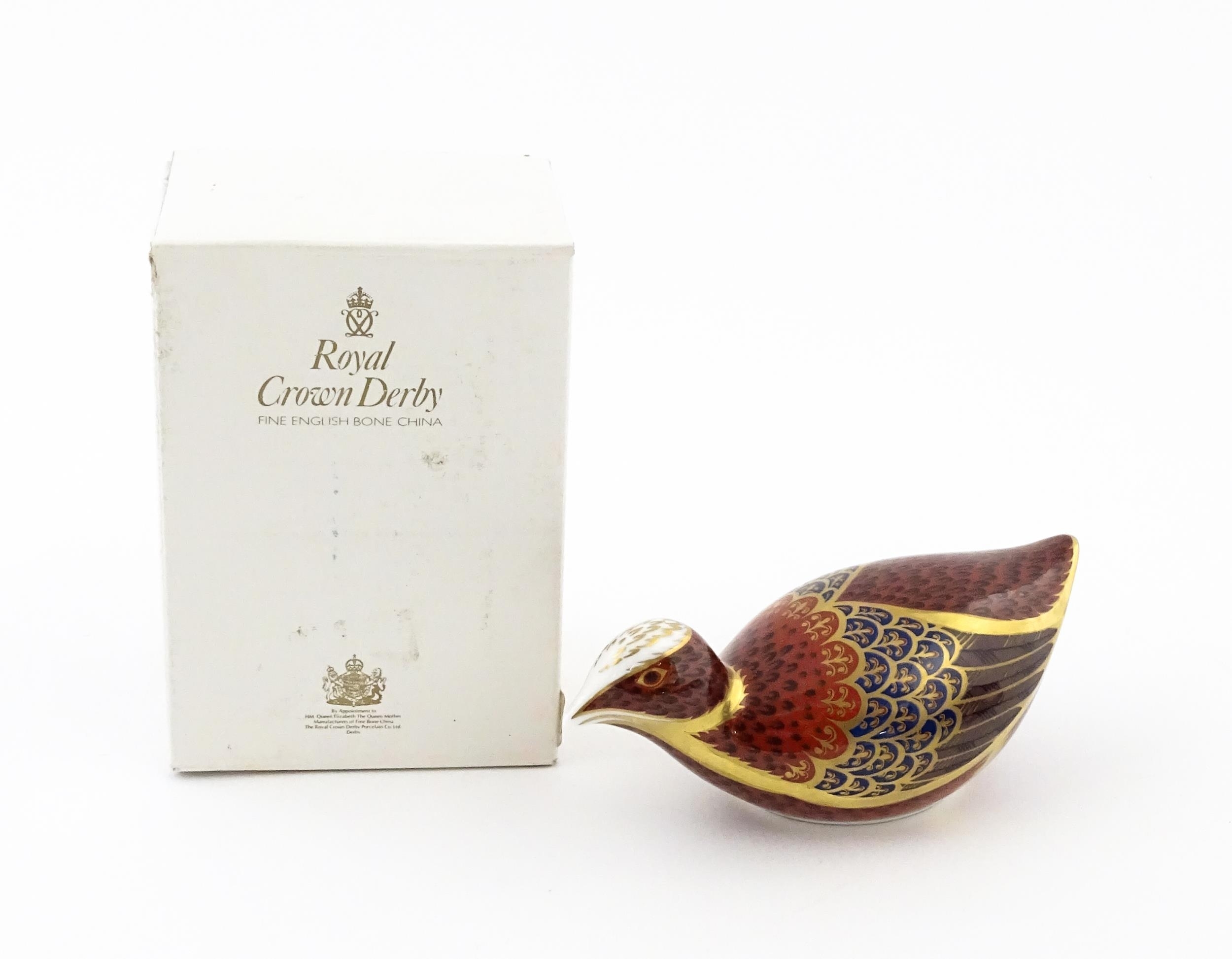 Robert Jefferson | A Royal Crown Derby paperweight modelled as a Coot ...