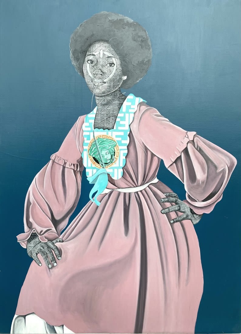 Artwork by Enoch Miekutima Matondo, The inner strength, Made of Acrylique on canvas