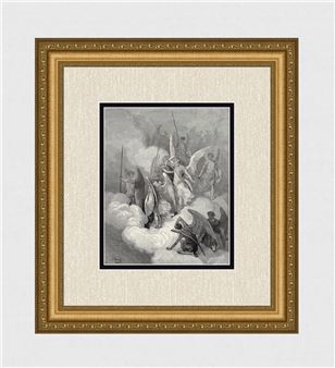 Abdiel Attacks Satan (Milton's Paradise Lost) - Gustave Doré