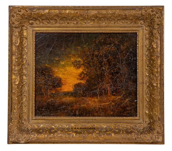 Ralph Albert Blakelock | Undated, signed lower right, depicting a ...