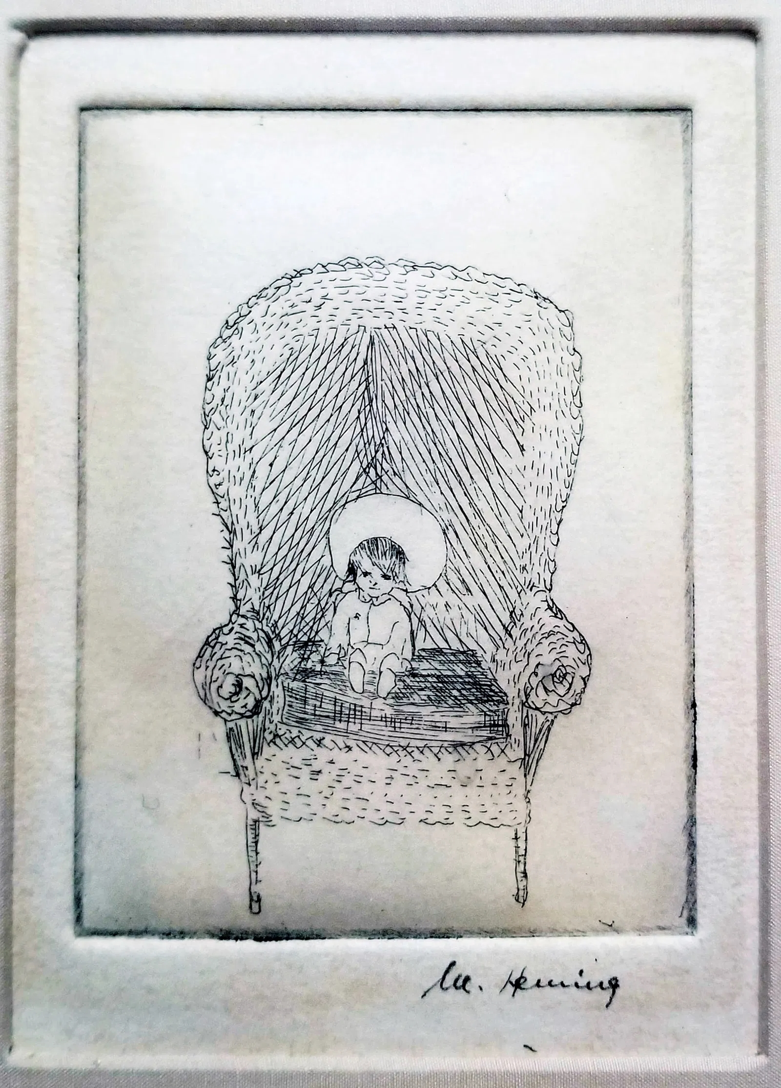 Artwork by Mark Heming, The Heir, Made of Etching