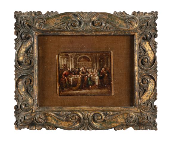 Tavolo con figure - Adeodato Malatesta