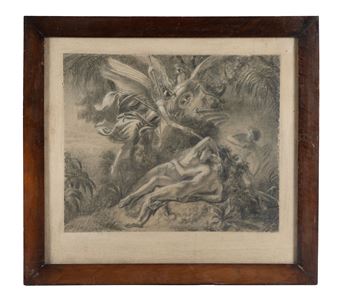 Scena dalla Genesi - Cacciata dall'Eden - Enrico Carlo Augusto Scuri