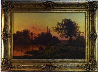 Lavandières - H. Saulieu