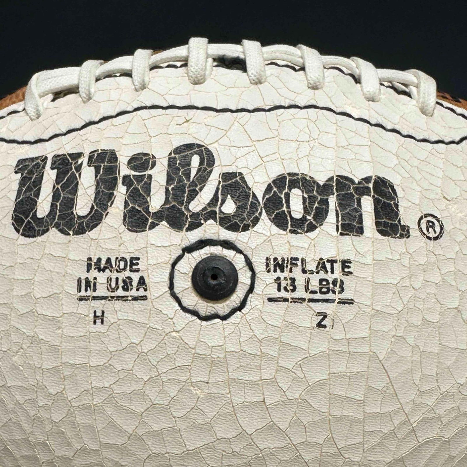 Wilson | Rare White Panel Wilson USFL Football Harry Usher Commish ...