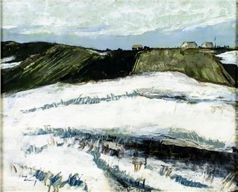 Winter Country Landscape - Georgiy Kosmatchov