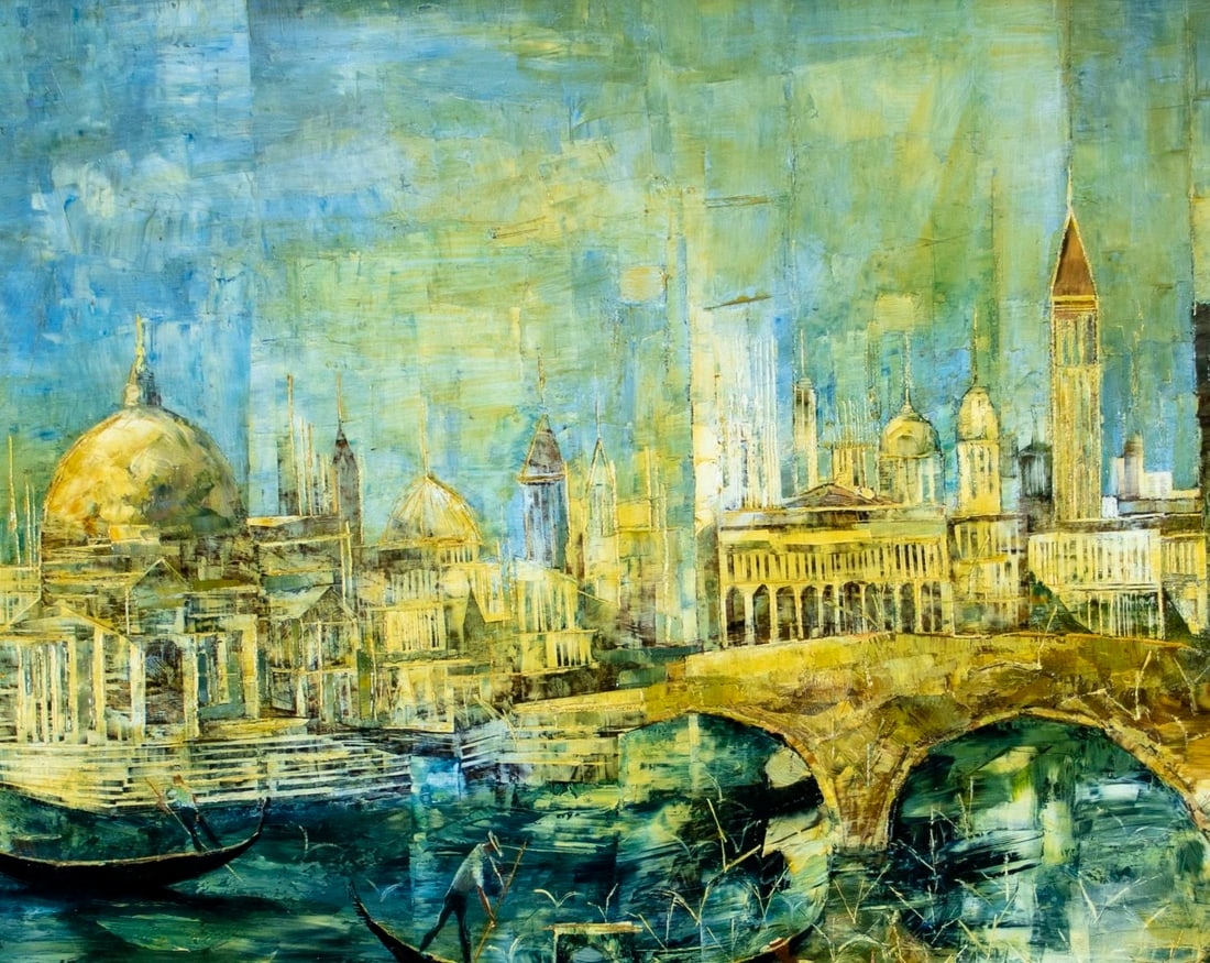 George Russin | Venice Cityscape | MutualArt
