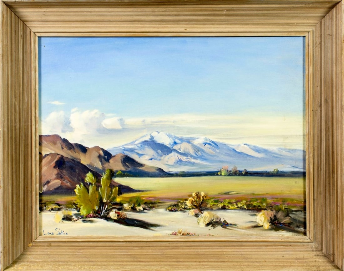 Artwork by Lois Sakio, Desert Landscape, Made of oil on canvas board