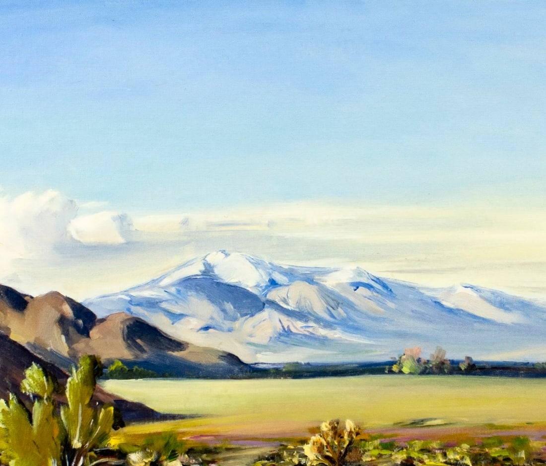 Artwork by Lois Sakio, Desert Landscape, Made of oil on canvas board