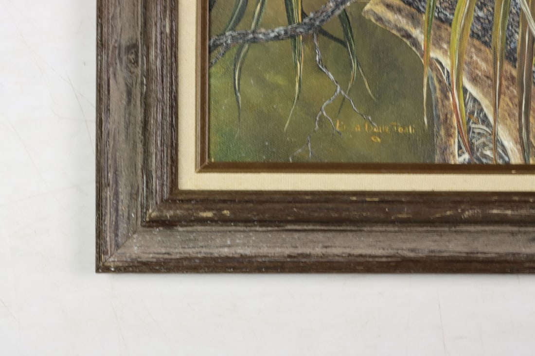 Artwork by Linda K. Della Poali, Owl, Made of oil on canvas