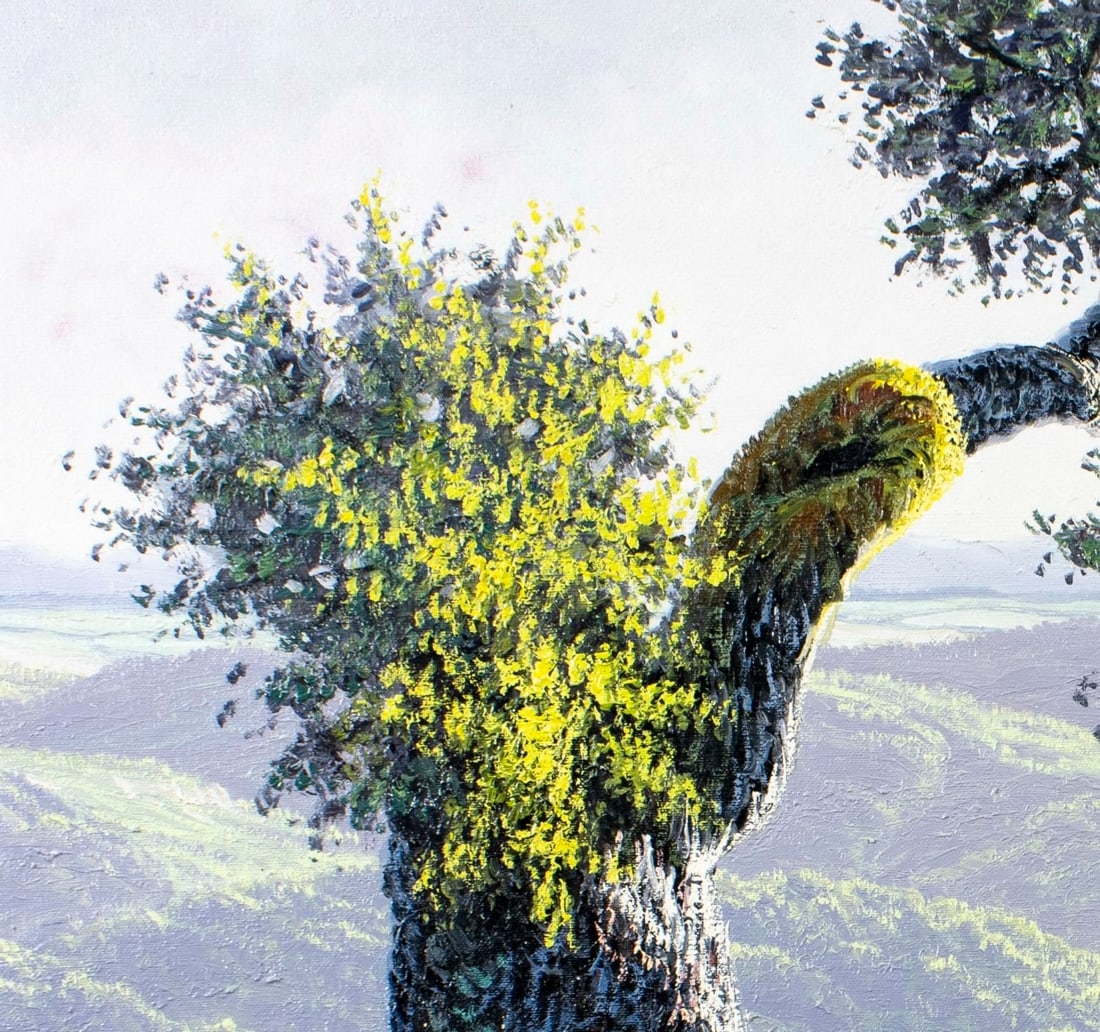 Artwork by S Arnaldo, Hilly Landscape, Made of oil on canvas