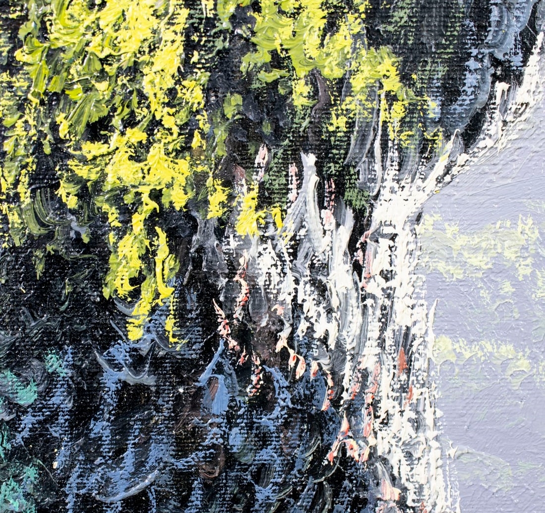 Artwork by S Arnaldo, Hilly Landscape, Made of oil on canvas