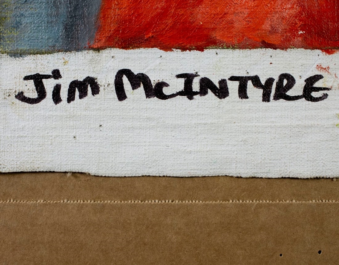 Artwork by Jim Mcintyre, Portrait of Woman, Made of oil on canvas