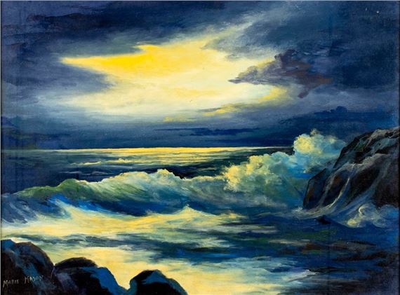 Marie Mason | Sunset Seascape | MutualArt