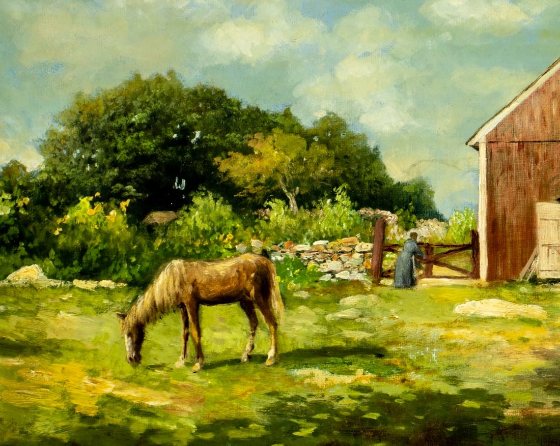 Fred Pansing | Country Landscape with Horse | MutualArt