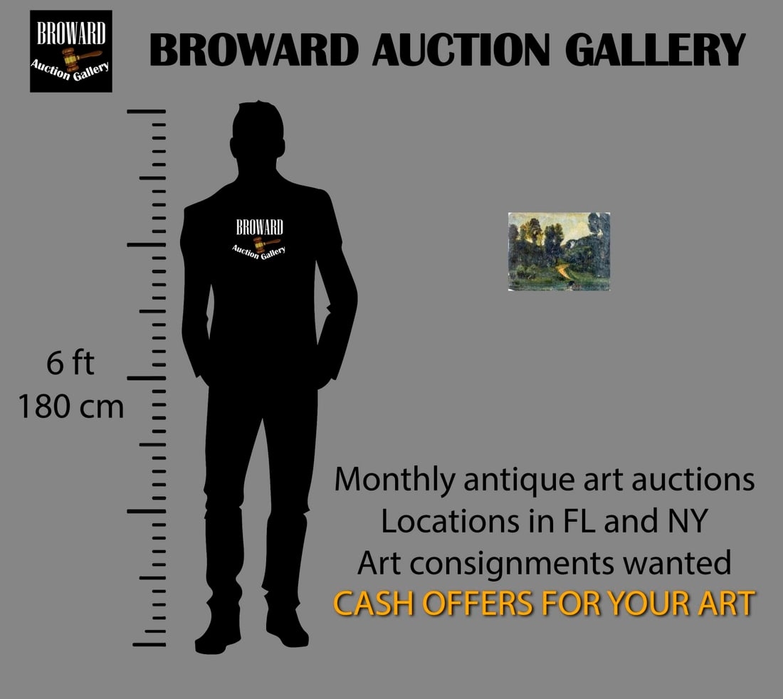 Artwork by John Worthington Mansfield, Forest Landscape, Made of oil on canvas