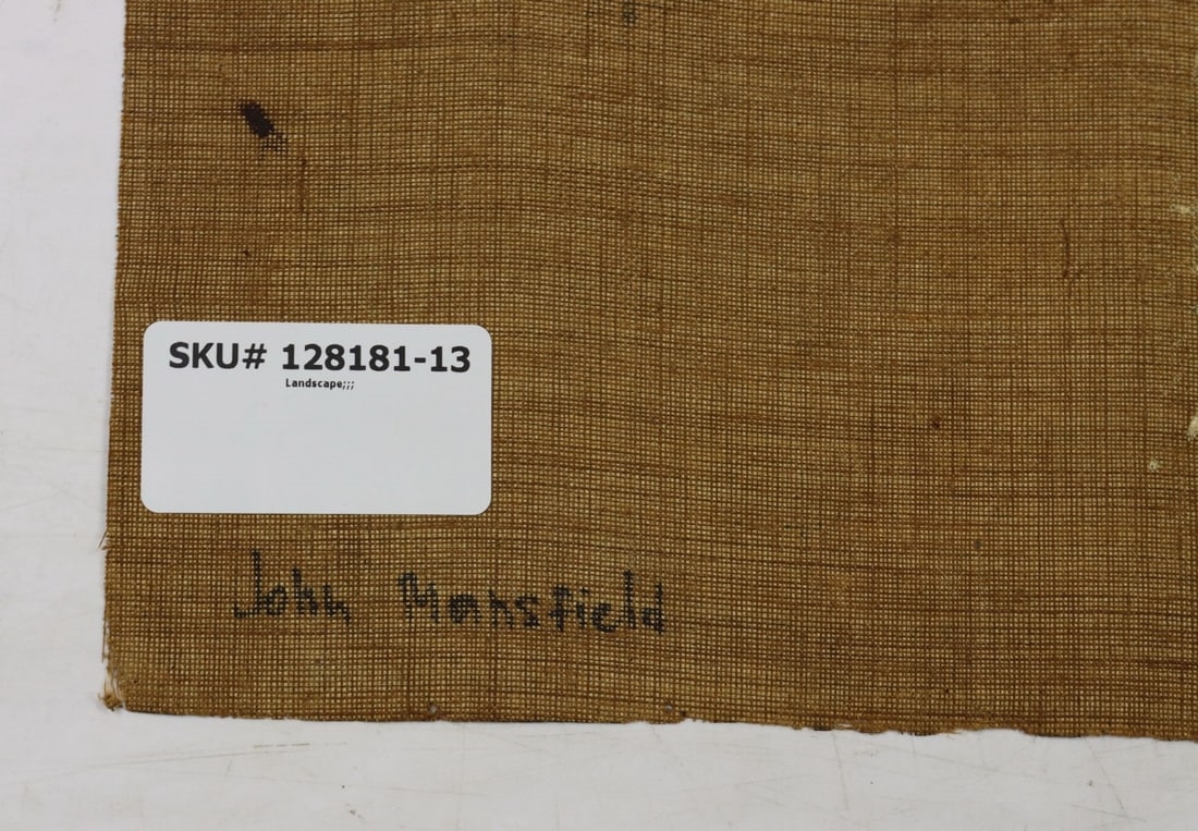 Artwork by John Worthington Mansfield, Forest Landscape, Made of oil on canvas