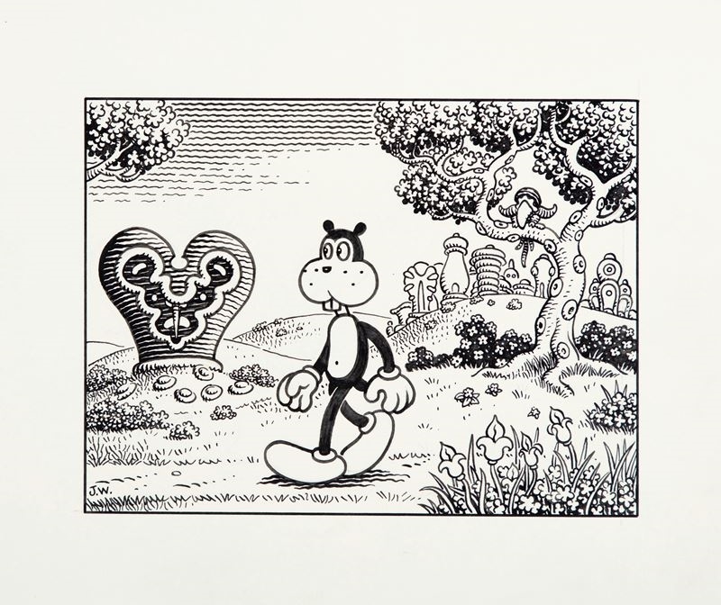 Jim Woodring | 20 Artworks at Auction | MutualArt