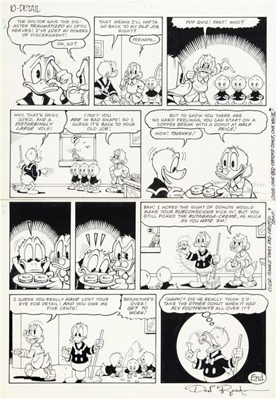 Paperino in occhio ai dettagli , 1997 by Don Rosa, 1997