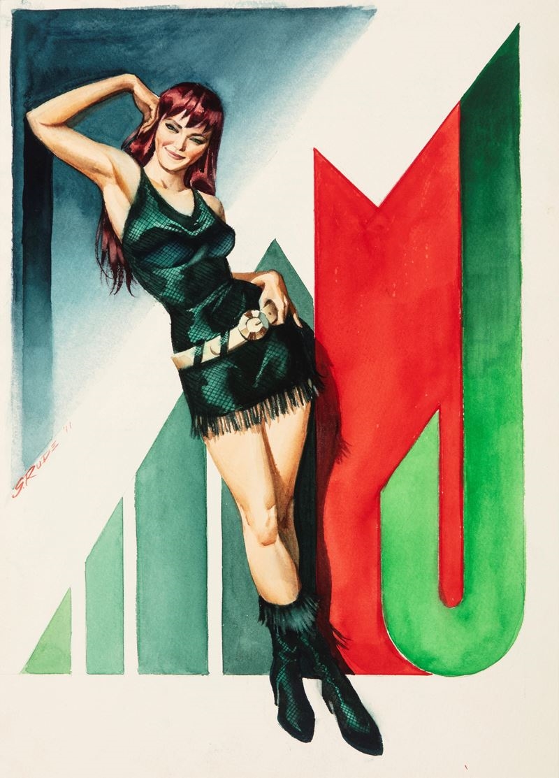 Steve Rude | Mary Jane Watson, 2011 (2011) | MutualArt