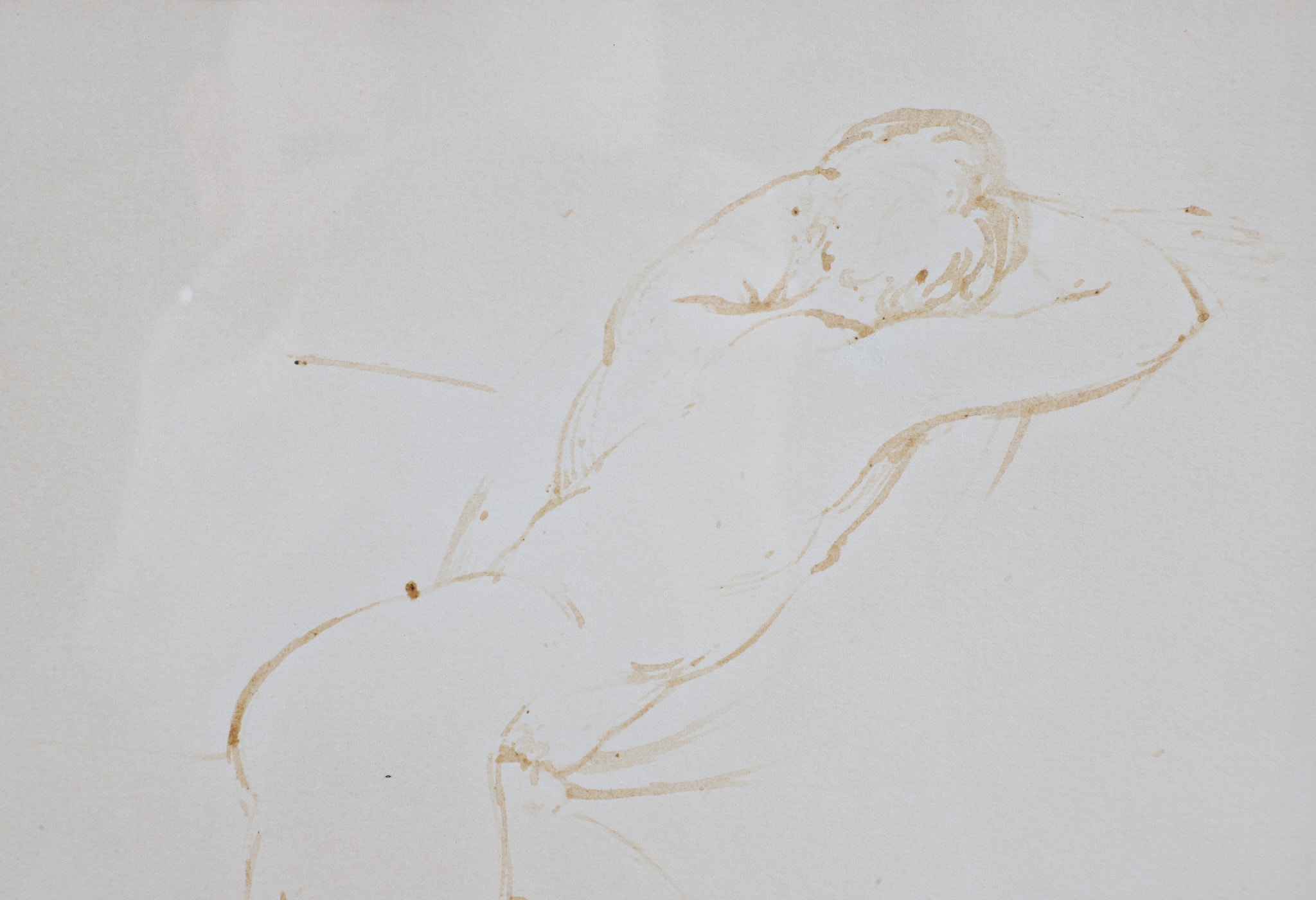 Graham Rust | Graham Rust Male Nude Study (1977) | MutualArt