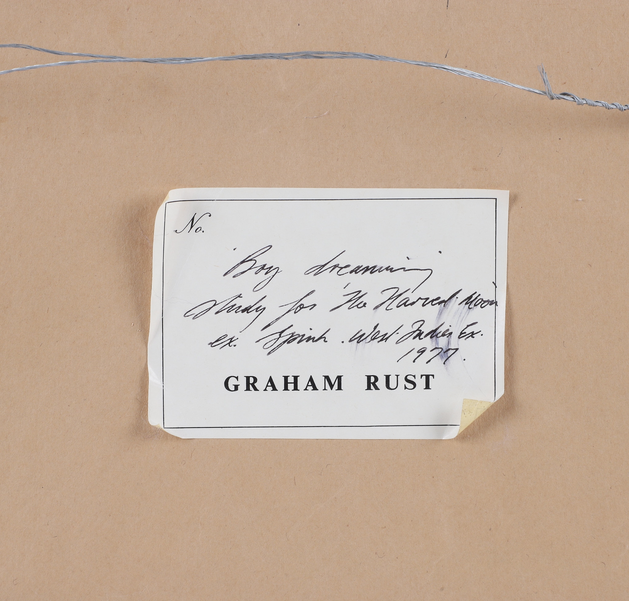 Graham Rust | Graham Rust Male Nude Study (1977) | MutualArt