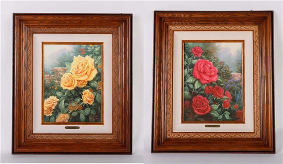 Thomas Kinkade | Thomas Kinkade (2) Prints on Canvas | MutualArt